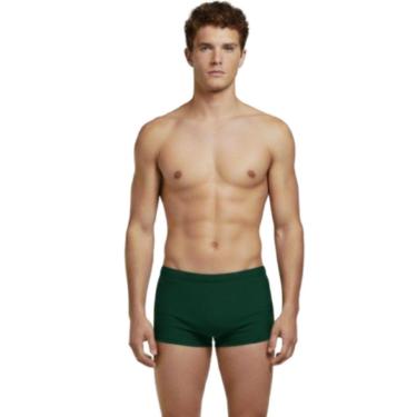 Imagem de Sunga Box Básica Lisa Bella Fiore Confortavel Para Piscina Moda Praia Masculina-Masculino