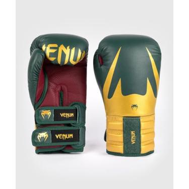 Imagem de Venum Luvas de boxe Reverso - Verde esmeralda/ouro - 340 g