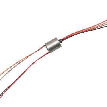 Imagem de 1 anel deslizante de peixe âncora visual diâmetro 6/6,5/7,5 mm 2/4/8/12CH 1A 2A junta rotativa condutiva deslizante para Gimbal RC UAV PTZ (D6,5 mm 4CH 1,5 A L8 mm)