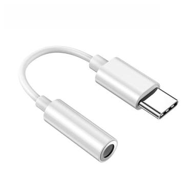 Imagem de Adaptador de fone de ouvido USB C para áudio de 3,5 mm, adaptador tipo C para fone de ouvido, suporta reprodução de música e chamadas para iPhone série 16/15, iPad, MacBook, Samsung Galaxy S24/S23/S22