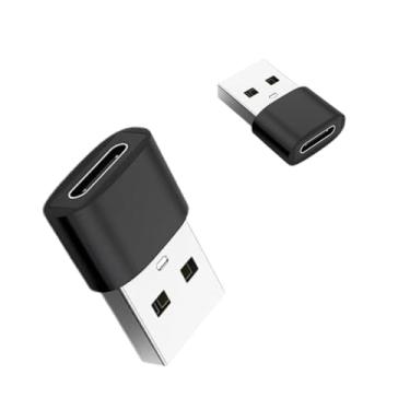 Imagem de Adaptador USB Tipo C Fêmea para USB 2.0 Conversor OTG Universal Compatível com Carregamento e Transferência de Dados