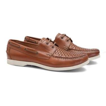 Imagem de Deckshoes Mol Taupe/papaya - Docksides Masculino Samello-Masculino
