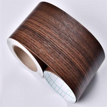 Imagem de GQQGSHOP Faixa autoadesiva de borda de parede de 5 metros à prova d'água, decoração de borda de parede, painéis de parede de PVC, borda de teto, moldura de porta, linha de cintura, decoração de