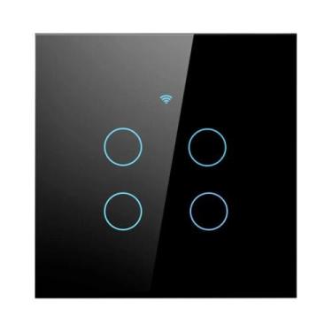 Imagem de Interruptor De Luz Inteligente Tuya Wifi EU Sem Fio Controle Remoto LE