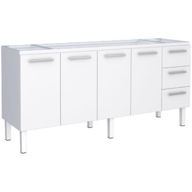 Imagem de Gabinete Aço Novo Venus 1,92 Metros Branco Para ( Pia 200 ) - P103629 - Cozimax