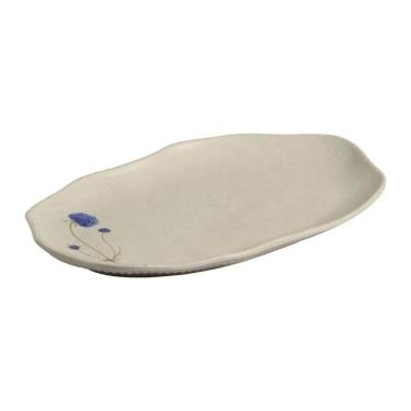 Imagem de Conjunto De Travessas Oval Rasa Média Porto Brasil Bio Cinza