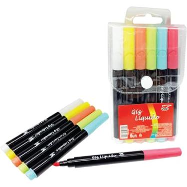 Imagem de Giz Liquido estojo c/6 cores,VMP 239.17.99