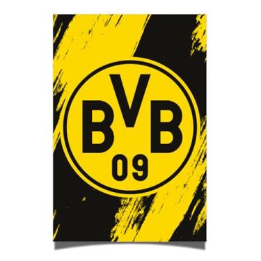 Imagem de Desert Cactus Pôster Borussia Dortmund FC BVB Alemão Alemanha Die Schwarzgelben Futebol 28 x 43 cm Decoração de escritório Decoração Oficial Fan Gear (28 x 43 cm, Versão G)