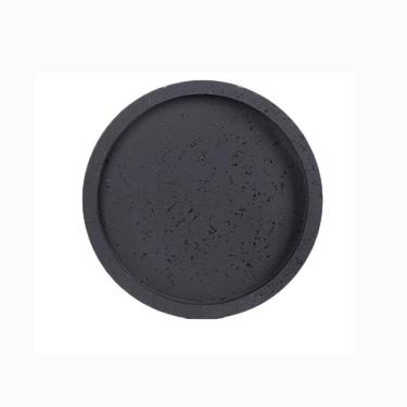 Imagem de Pires de plantas Pires de plantas estilo simples, bandeja drenagem, vaso flores redondo, palete para sala estar e varanda(Preto,XXXX-Large)