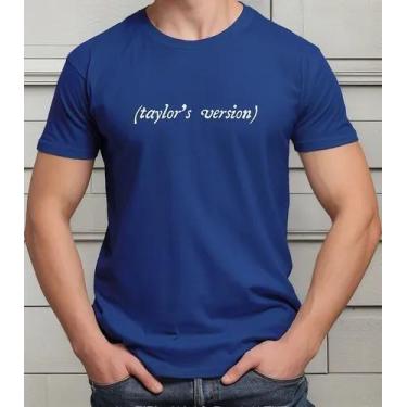 Imagem de Camiseta Camisa Algodão Feminina Masculina Adulto Taylo r Swi ft  Tayl