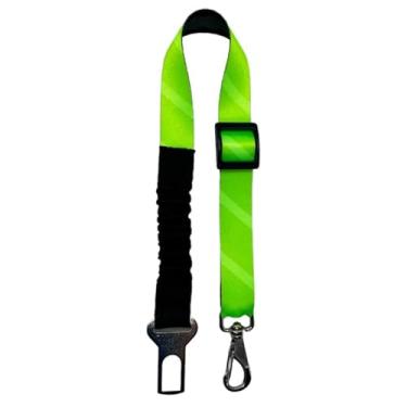 Imagem de Cinto De Segurança Pet Com Amortecedor Universal Para Cachorros Compatível Com Todos Os Carros(Verde)