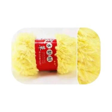 Imagem de Cachecol De Imitação De Pele De Mink Em Fleece Grosso 100g Meio Pelúci