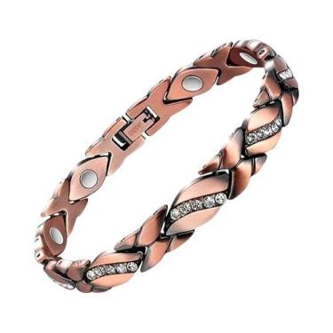 Imagem de Pulseira Magnética De Cobre Para Homens, Alívio Da Dor Da Artrite, Joi