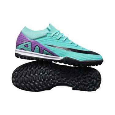 Imagem de Chuteiras De Futebol Masculinas Antiderrapantes, Cano Médio, Alta Qual