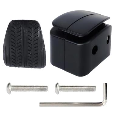 Imagem de WFCYX Extensor de pedal de embreagem E-Z de 1,5 polegadas e capas de substituição, com parafusos e chave sextavada, compatível com Ford Mustangs Shelby Roush Saleen 1994-2023, apenas para transmissão