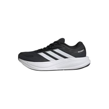 Imagem de adidas Tênis de corrida masculino Response 2, preto/branco/prata fosca, 39