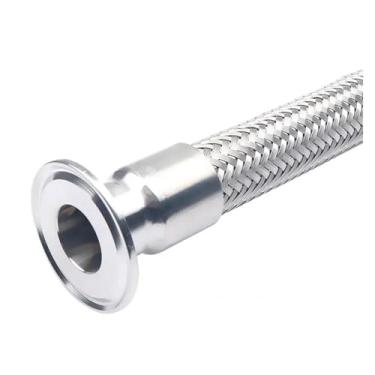 Imagem de Mangueira flexível trançada de 19 mm (1/5.1 cm DN15) Virola de 50,5 mm para fermentação caseira, comprimento de 500 mm, tubo SS304
