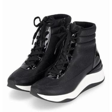 Imagem de Tênis Nina Anabela Médio Preto Verniz Piccadilly 992014-Feminino