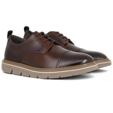 Imagem de Sapato Masculino Democrata Metropolitan Jeff Casual Couro Cadarço Tratorado 604101-Masculino