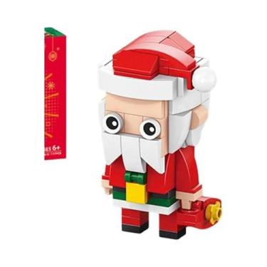 Imagem de Kit De Blocos De Montar 8 Em 1: Árvore De Natal, Alce, Veado, Papai No