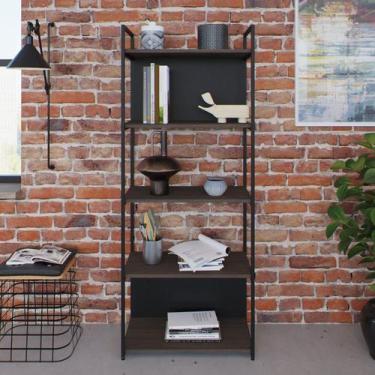 Imagem de Estante com 5 Prateleiras 152x60x33cm com Fundo Yon - Metalig