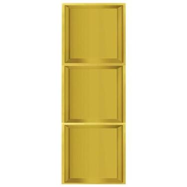 Imagem de Nicho de chuveiro, prateleiras de banheiro de aço inoxidável, alcofa embutida para quarto úmido, organizador de chuveiro de xampu à prova d'água, banheiro doméstico, quarto, cozinha, prateleira de