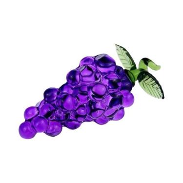 Imagem de Estatueta De Fruta Artificial Em Vidro Para Decoração De Casa, Colecio