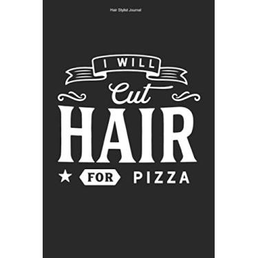 Imagem de Hair Stylist Journal: 100 Pages | Dot Grid Interior | Haristyling Shop Style Team Cutting Hair Gift Hairstylist Barbershop Job Cut