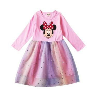 Imagem de Vestido De Princesa Tutu De Manga Longa Para Meninas Pequenas Com Rend