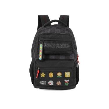 Imagem de Mochila Super Mario Jump Infantil Alças Acolchoadas Escolar - Luxcel