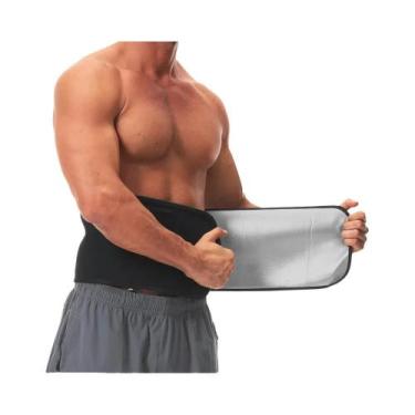 Imagem de Cinto De Sauna Masculino Modelador Corporal Redutor De Medidas Para Tr