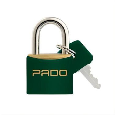 Imagem de Cadeado Pado 20mm Latão com Capa Verde