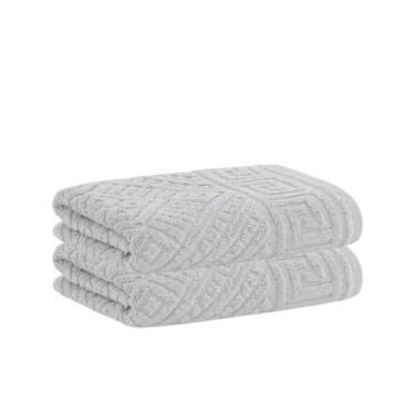 Imagem de Kit 2 Toalha Banhão Buddemeyer Olimpo Jacquard Extra Soft, Kaki - 1446