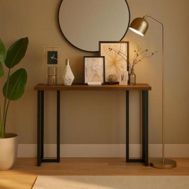 Imagem de Buffet Aparador Sala Hall de Entrada Mali 120cm Mesa Estilo Industrial