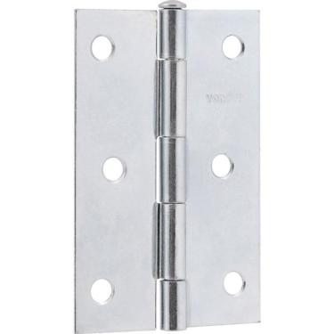 Imagem de Dobradiça Para Porta 3 Aço Carbono Cromado Vonder