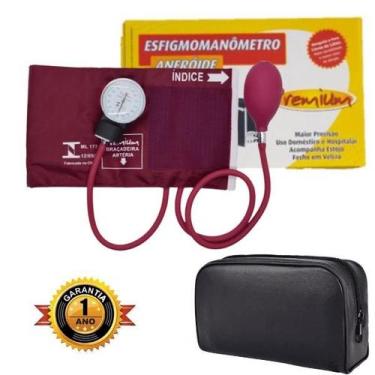 Imagem de Aparelho De Pressão Esfigmomanômetro Aneroide Premium, Púrpura
