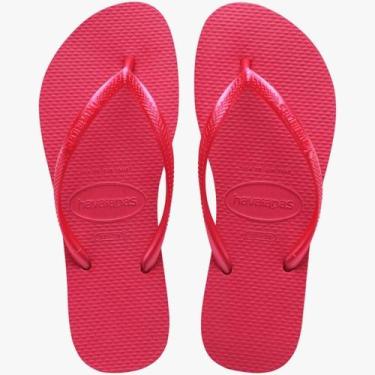 Imagem de Chinelo Havaianas Slim FC, Pink fever, 35-36