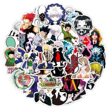 Imagem de Adesivos Hunters Anime Hunters 50 unidades de PVC impermeável e à prov