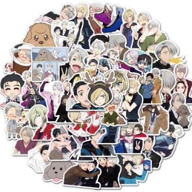 Imagem de Adesivos Yuri On Ice Anime, pacote de 50 unidades, 4-7 cm, decorativos