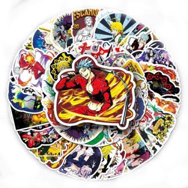 Imagem de Adesivos de vinil impermeável Sevens Deadlys Sins 50 unidades/lote - y