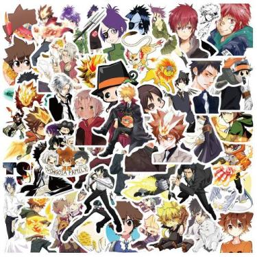 Imagem de Adesivos de anime em vinil impermeável Hitmans Reborns (50 unidades) -