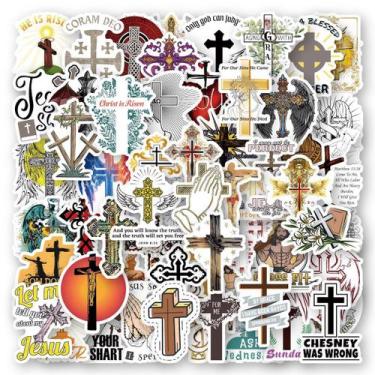 Imagem de Adesivos Cross Anime Cartoon 60 unidades para garrafa de água em PVC -