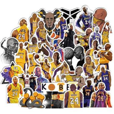 Imagem de Adesivos Kobe Bryant Anime Cartoon 50 peças de PVC impermeável - yiwei