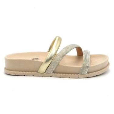 Imagem de Chinelo Mississipi MB311 Papete Flatform Brilho Tendencia Feminino-Feminino