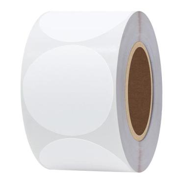 Imagem de Adesivos térmicos, etiquetas de envio HYBSK, 5,1 cm, círculo, 750 unid