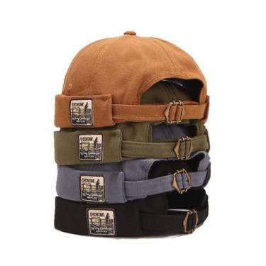 Imagem de Gorro Zegoo Solid Color Casual, pacote com 4 unidades para homens e mu