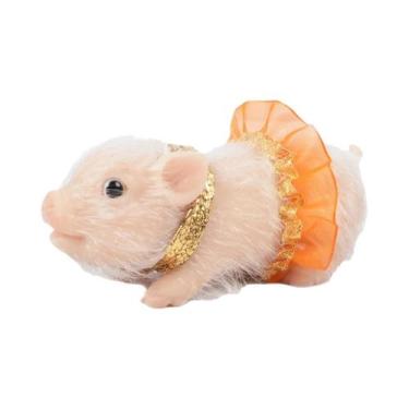 Imagem de Conjunto De Miniaturas De Porquinhos Reborn Realistas De Silicone De 6