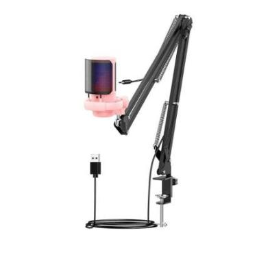 Imagem de Microfone Gamer De Mesa Rise Mode Elite 08, RGB, USB-C, RM-ME-08-PK-Unissex