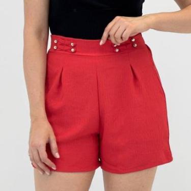 Imagem de Shorts Formitz Curto em Tecido Feminino-Feminino