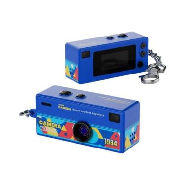 Imagem de Câmera Digital Retrô Em Formato De Chaveiro 1080P Mini Filmadora Com S